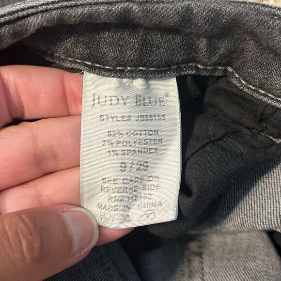 Judy Blue Gray Wash High Rise Skinny Fit Jeans 9/29 - Picture 6 of 6